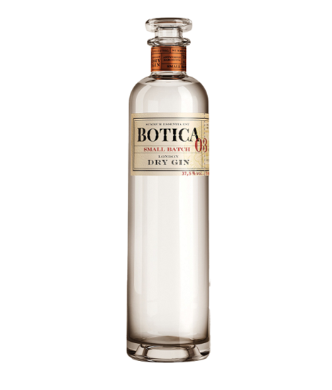 Image sur Botica London Dry Small Batch Distilled Gin 37.5° 0.7L