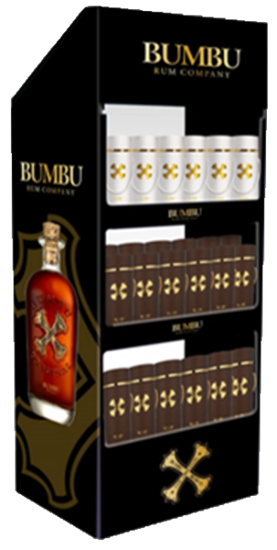 Image sur Display 24 Bumbu 70 cl Mix (18 Original + GBX, 6 Cream + GBX) 33.72° 16.8L