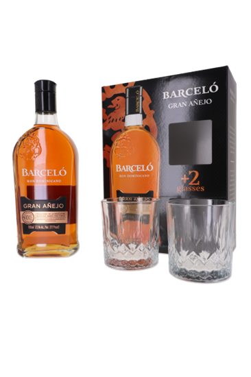 Image sur Barcelo Gran Anejo  + 2 Verres 37.5° 0.7L